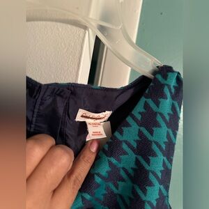 Green and navy Christmas dress used once